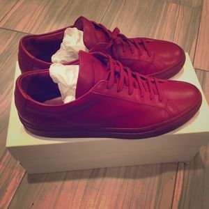 Men’s Common Project Red Size 9